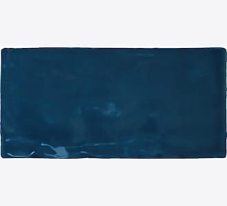 Havsblå blank 7,5x15
