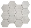 Silver hexagon, ark 30x30