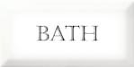 Vit dekor Bath 10x20