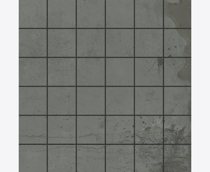 Ljusgrå mosaik 5x5, ark 30x30