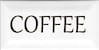 Vit dekor Coffee 7,5x15