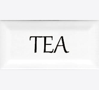 Vit dekor Tea 7,5x15