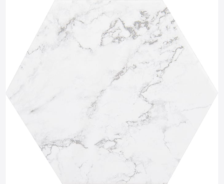 Carrara hex 14x16,3